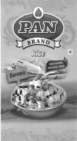 Pan Brand Rice (label) Device mark 2355536 Trademark