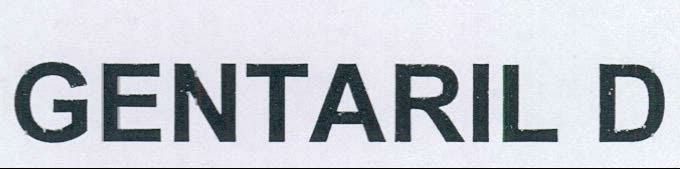 Gentaril D Device mark 2160920 Trademark