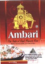 Ambari The Taste Of Real Masoori Rice Device mark 2036906 Trademark