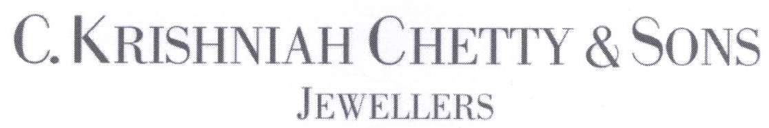 C. Krishniah Chetty & Sons Jewellers Device mark 2188929 Trademark