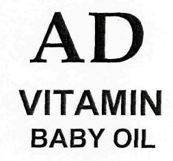 Ad Vitamin Baby Oil Device mark 2577091 Trademark