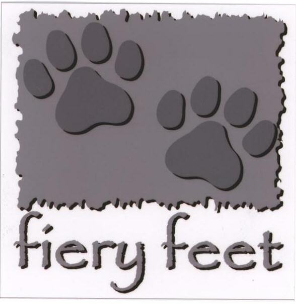 Fiery Feet (label) Device mark 1683437 Trademark