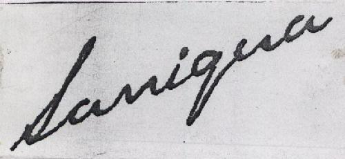Sanigua With Label Device mark 1496417 Trademark