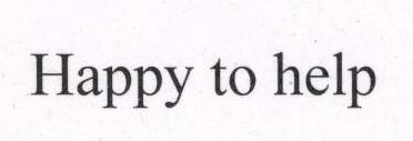 Happy To Help(label) Device mark 1688719 Trademark