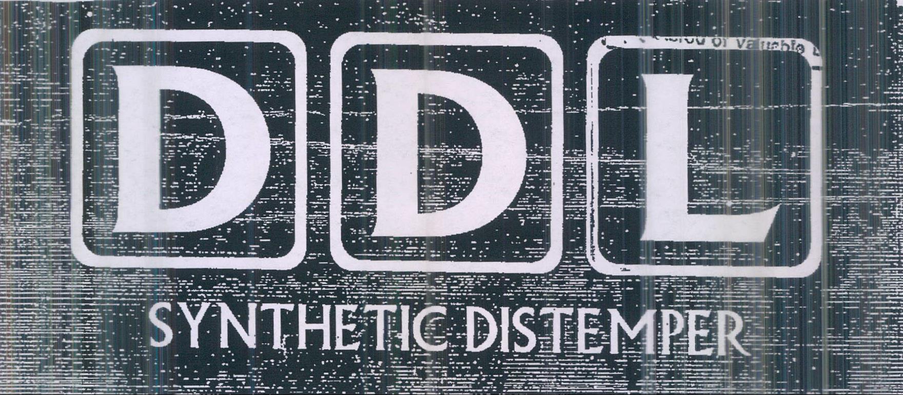 Ddl (label) Synthetic Distemper Device mark 1310703 Trademark