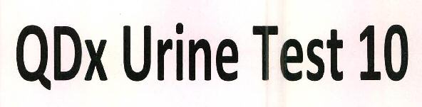Qdx Urine Test 10 Device mark 2504418 Trademark