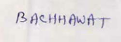 Bachhawat Device mark 811357 Trademark