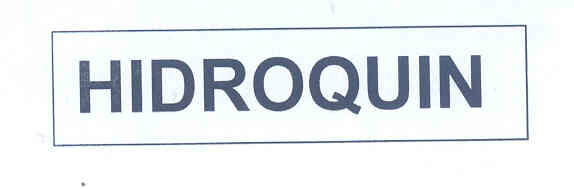 Hidroquin (label) Device mark 1755319 Trademark