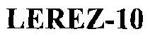 Lerez-10 (label) Device mark 1176593 Trademark