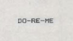 Do-re-me Device mark 809673 Trademark