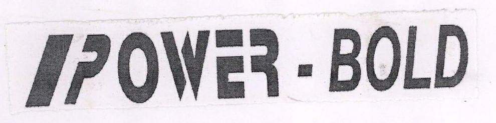 Power-bold Device mark 1875895 Trademark