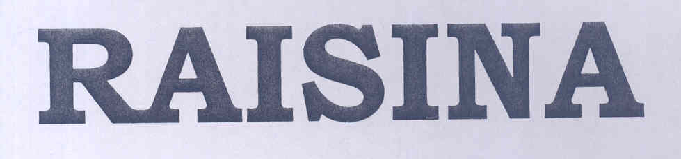 Raisina (label) Device mark 1617862 Trademark