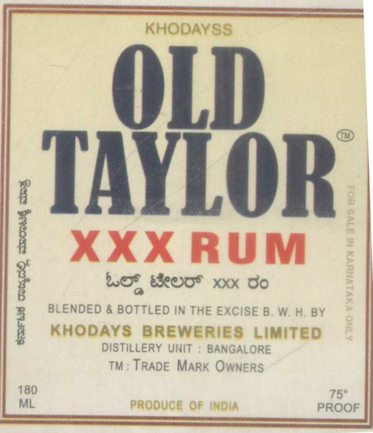 Old Taylor Device mark 945043 Trademark