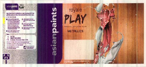 Asianpaints Royale Play (device Of Paints) Device mark 2398737 Trademark