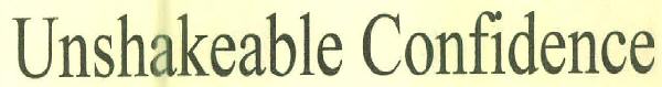 Unshakeable Confidence Device mark 2981580 Trademark