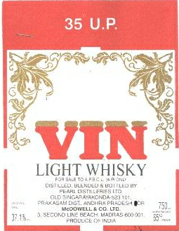 Vin Light Whisky Device mark 1772801 Trademark