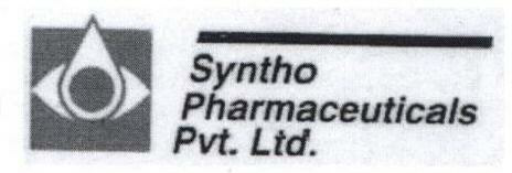 Syntho Pharmaceuticals Pvt. Ltd. Device mark 1778464 Trademark