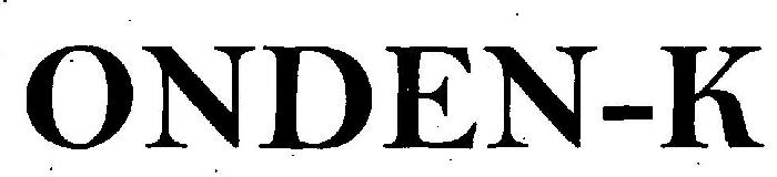 Onden - K (device) Device mark 2406955 Trademark