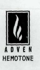 Adven Hemotone Device mark 1838564 Trademark
