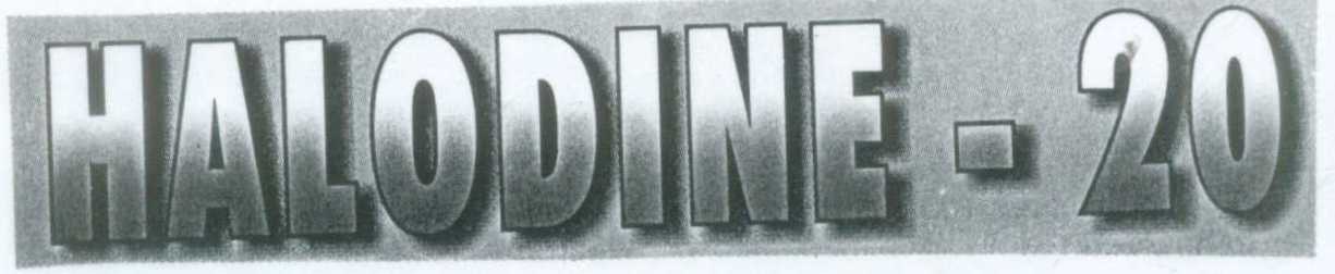 Halodine -20 Device mark 1132642 Trademark