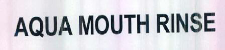 Aqua Mouth Rinse Device mark 2581915 Trademark