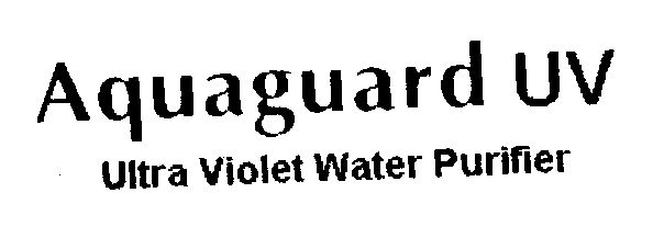 Aquaguard Uv (lable) Device mark 1470449 Trademark