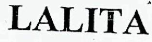 Lalita Device mark 2467798 Trademark