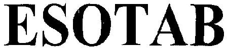Esotab (device) Device mark 2543802 Trademark
