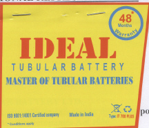 Ideal Tubular Battery Device mark 2084332 Trademark