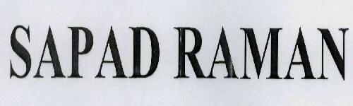 Sapad Raman Device mark 1968451 Trademark