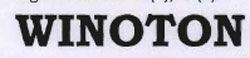 Winoton Device mark 1666938 Trademark