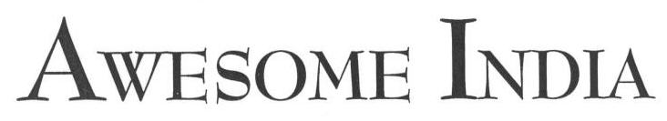Awesome India (label) Device mark 1662616 Trademark