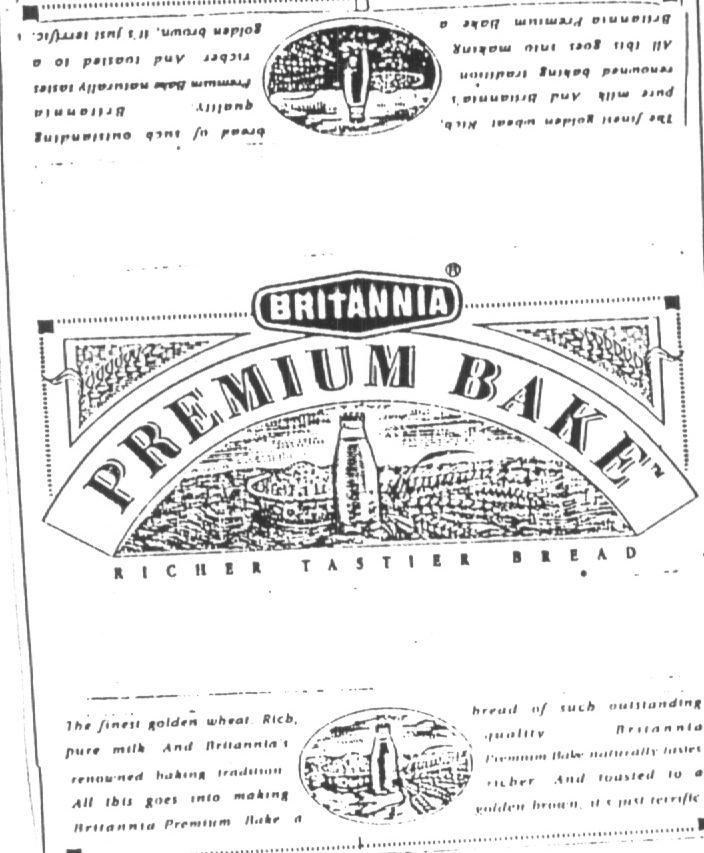 Britannia Premium Bake Device mark 624717 Trademark
