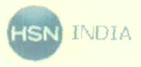 Hsn India (label) Device mark 1618689 Trademark