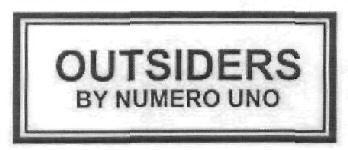 Outsiders By Numero Uno (label) Device mark 2699379 Trademark