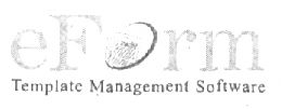 Eform Template Management Software (label) Device mark 1418869 Trademark