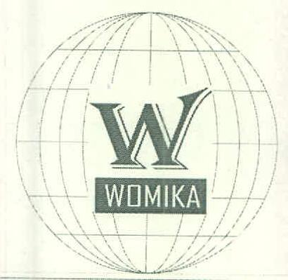 W Womika (device Of Globe) Device mark 2600249 Trademark
