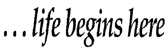Life Begins Here (logo) Device mark 2262185 Trademark
