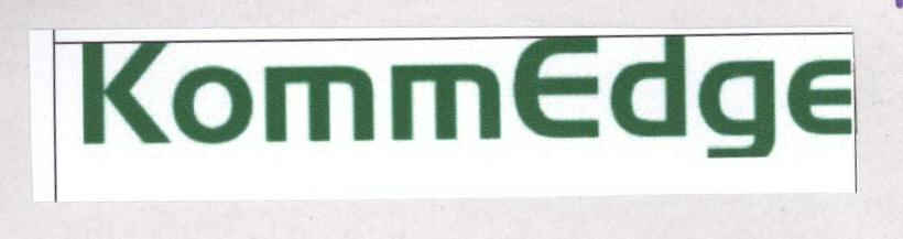 Kommedge (label) Device mark 1675529 Trademark