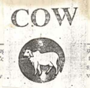 Cow (label) Device mark 977348 Trademark