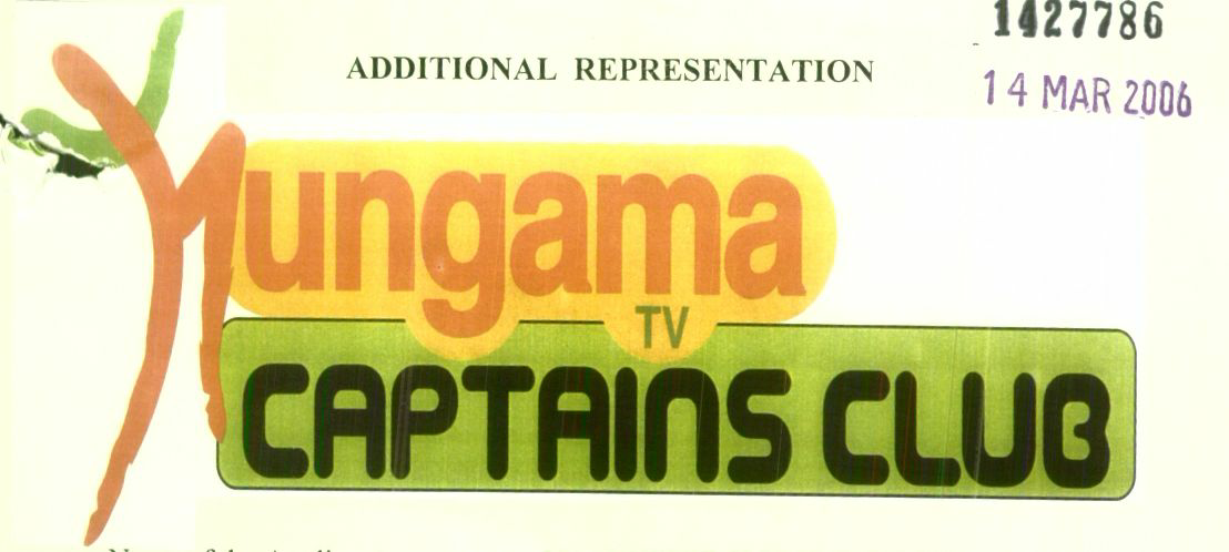 Hungama Tv Captains Club (label) Device mark 1427786 Trademark