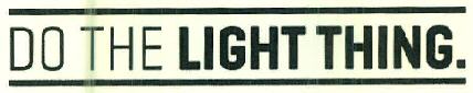 Do The Light Thing. Device mark 2980476 Trademark