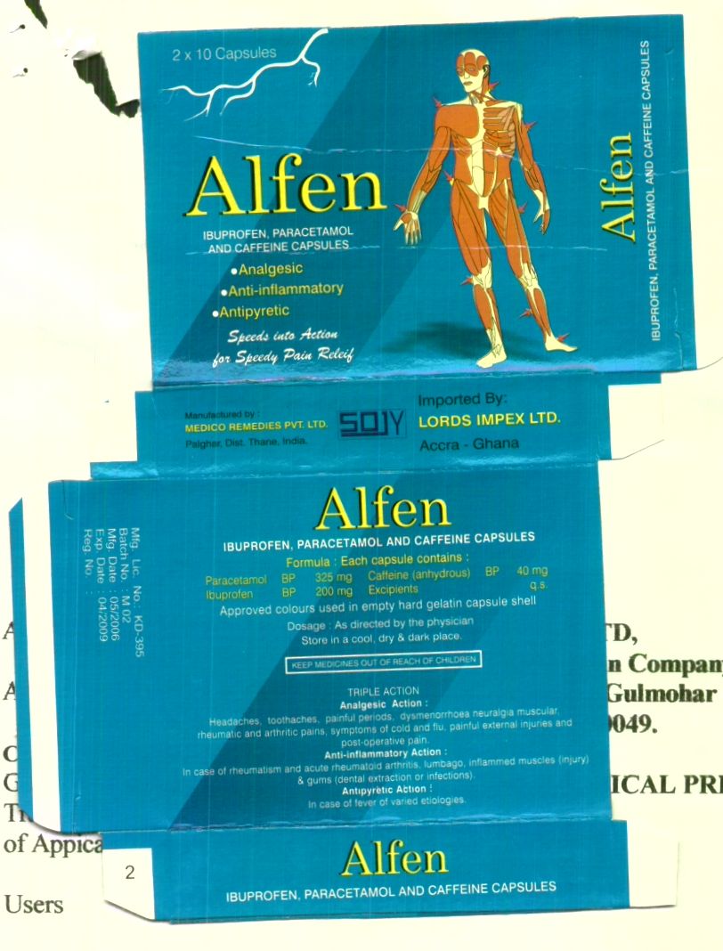 Alfen (label) Device mark 1462726 Trademark