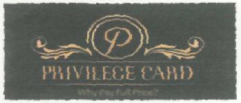 Privilege Card (label) Device mark 2810727 Trademark