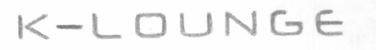 K-lounge (device) Device mark 1349129 Trademark