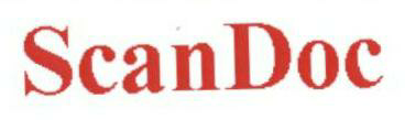 Scandoc (label) Device mark 1666753 Trademark