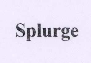 Splurge Device mark 1496110 Trademark