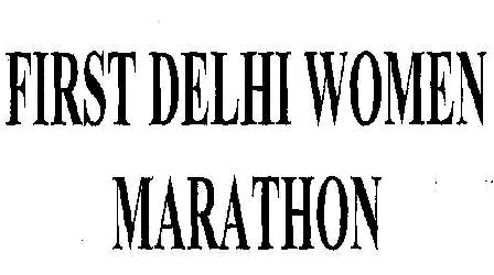 First Delhi Women Marathon With Device Device mark 2065656 Trademark