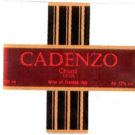 Cadenzo Chianti Docg With Device Device mark 1991925 Trademark
