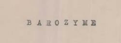 Barozyme Device mark 417033 Trademark